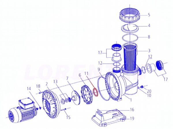 CS 17-1 Seal-ring 57.5 x 6.2 x 6