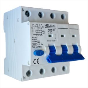 Helios RCBO 20A/100mA Type A 4P