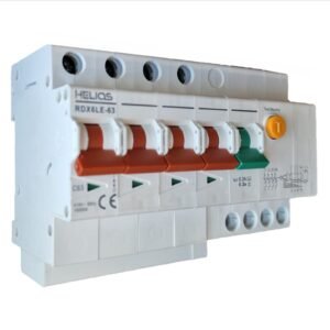 Helios RCD ADD ON 300m + MCB 4P 63A A+S