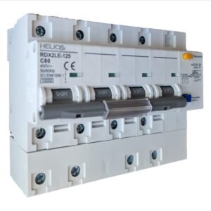 Helios RCD ADD ON 300m + MCB 4P 80A A+S