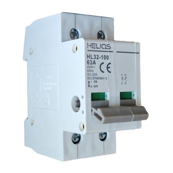 Helios AC Isolator 63A 2P