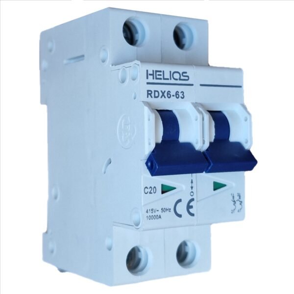 Helios AC MCB 20A 2P