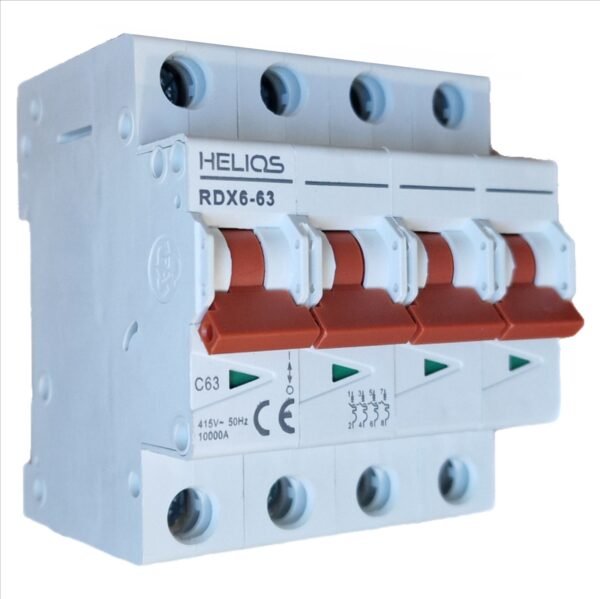 Helios AC MCB 63A 4P