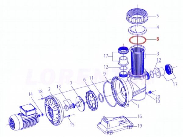 CS 17-1  O-ring 122x 4.5 x 5.5