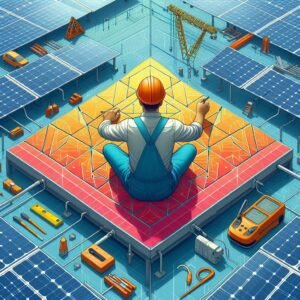 PV PANELS MOUNT BASES BY DRAWING